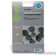 Картридж струйный Cactus CS-C9374 №72 фото серый для HP DJ T610/T620/T770/T1100/T1100/T1120/T1200 (1