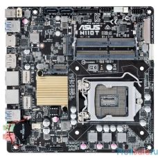 ASUS H110T/CSM RTL {Socket 1151, iH110, 2*DDR4, SATA 6Gb/s, ALC887 8ch, 2*M.2, 2*GLAN, USB3.0, HDMI + DP, Thin mini-ITX}