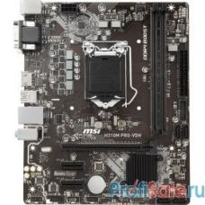 MSI H310M PRO-VDH RTL {LGA1151, H310, 2DDR4, PCI-E Dsub+DVI+HDMI GbLAN SATA MicroATX}
