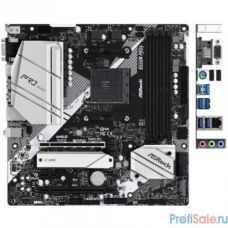 Материнская плата Asrock B550M PRO4 RTL {Soc-AM4 AMD B550 2xDDR4 mATX AC`97 8ch(7.1) GbLAN RAID+VGA+HDMI+DP}