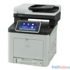 Ricoh SP C360SNw МФУ, A4, цветной, LED, 2Гб, 30стр/мин, дуплекс,SPDF50, сенс.экран, PS, GigaLAN, WiFi, 250л,старт.картр, самозапуск (408173)