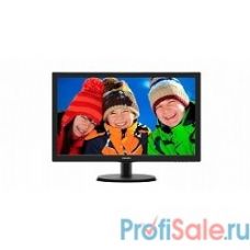 LCD PHILIPS 21.5" 223V5LSB2 (10/62) черный {TN 1920x1080 76Hz 5ms 90/65 200cd 600:1 10M:1 D-Sub VESA}