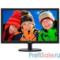 LCD PHILIPS 21.5" 223V5LHSB (00/01) черный {TN LED, 1920x1080, 5 ms, 170°/160°, 250 cd/m, 10M:1, D-Sub HDMI} 