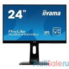 IIYAMA 23.8" XUB2492HSU-B1 черный {IPS 1920х1080 5ms 16:9 250cd 178/178 1000:1 5М:1 16,7M Color D-Sub HDMI DisplayPort 2x2W}