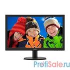 LCD PHILIPS 23.6" 243V5QHABA (00/01) черный {MVA, LED, 1920x1080, 8 ms, 178°/178°, 250 cd/m, 10M:1, DVI, HDMI, D-Sub 2x2W}