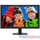 LCD PHILIPS 23.6" 243V5QHSBA (00/01) черный {VA LED 1920x1080 8ms 16:9 250cd 178гр/178гр D-Sub DVI HDMI}