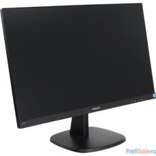 LCD PHILIPS 23.8" 243V7QSB (00/01) черный {IPS 1920x1080 75Hz 8bit(6bit+FRC) 5ms 178/178 250cd 1000:1 D-Sub DVI AudioOut VESA}