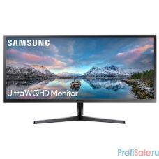 LCD Samsung 34" S34J550WQI Dark Blue Gray/черный {VA LED 3440x1440 21:9 4ms 75hz 300cd 178гр/178гр HDMIx2 DisplayPort AudioOut}