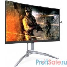 LCD AOC 27" AGON AG273QCX Black {VA Curved FreeSync2 HDR400 2560x1440@144Hz 1ms 178/178 400cd 3000:1 85%NTSC Frameless D-sub HDMIx2 DisplayPortx2 USB3.0x4 AudioOut 5Wx2 DTS}