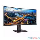 LCD PHILIPS 34" 345B1C/00 Black с поворотом экрана {VA, изогнутый, 3440x1440, 100Hz, 5 ms, 178°/178°, 300 cd/m, 80M:1, +2xHDMI 2.0, +DisplayPort 1.2, +5xUSB(4xUSB 3.2), +MM}