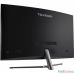 LCD ViewSonic 31.5" VX3258-2KPC-MHD черный {VA 2560x1440 144Hz FreeSync Curved 300cd 178/V178 3000:1 1ms 2xHDMI 2xDisplayPort Tilt Speakers}