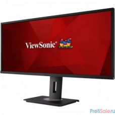 LCD Viewsonic 34" VG3448 черный с поворотом экрана {VA 3440x1440 5ms 178/178 300cd 3000:1 2xHDMI1.4 DisplayPort MiniDP USB-Hub 100Hz колонки HAS Swivel Tilt VESA}