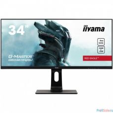 IIYAMA 34" GB3461WQSU-B1  {IPS 3440x1440(UWQHD) nonGLARE, 350cd/m2, H178°/V178°, 1000:1, 80M:1, 16.7M, 1ms, VGA, 2xHDMI, 2xDP, USB-Hub, Height adj, Pivot, Tilt, Swive}