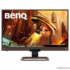 LCD BenQ 27" EX2780Q серый-коричневый {IPS 2560x1440 144Hz 5ms FreeSync 350cd 10bit(8bit+FRC) 1000:1 HDR10 DisplayHDR400 178/178 2xHDMI2.0 DisplayPort1.4 USB-C3.1 2x2W+5W(subwoofer) VESA}