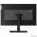 LCD Lenovo 23.8" ThinkVision P24h-20 чёрный [61F4GAT1EU]{ IPS матовая 2560x1440@60Hz, 178/178 6ms 300cd 1000:1 speakers FlickerFree VESA Tilt HAS Swivel Pivot HDMI} 