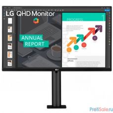 LCD LG 27" 27QN880-B черный {IPS 2560x1440 75Hz 5ms 178/178 8bit 350cd 1000:1 HDR10 2xHDMI1.4 DisplayPort1.2 USB3.0 USB-C Headph.Out 2x5W vesa}