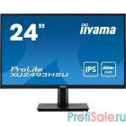 Iiyama 23.8'' XU2493HSU-B1 черный {IPS 1920х1080 250cd 178/178 1000:1 80М:1 16.7M 4ms D-Sub HDMI DisplayPort USB Tilt Speakers}