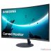 LCD Samsung 31.5" C32T550FDI темно-серый {VA 1920x1080 16:9 250cd 178/178 D-Sub HDMI DisplayPort}