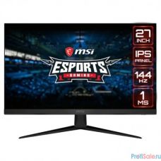 MSI 27" Optix G271 черный {IPS 1920x1080 145Hz 1ms 8bit(6bit+FRC) 1000:1 250cd 178/178 2xHDMI1.4 DisplayPort1.2 FreeSync}