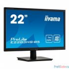 Iiyama 21.5'' E2283HS-B5  {TN 1920х1080 250cd 170/160 1000:1 80M:1 1ms D-Sub HDMI DisplayPort Tilt Speakers}