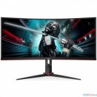 LCD AOC 34" CU34G2 Black-Red {VA curved 3440x1440 100Hz 1ms 178/178 300cd 80M:1 2xHDMI2.0 DisplayPort}