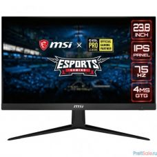 MSI 23.8" Optix G241V E2 черный {1920x1080 (матовый))/flat/IPS Level/1x DP/1x HDMI/75Hz/1ms} [9S6-3BA71T-022]