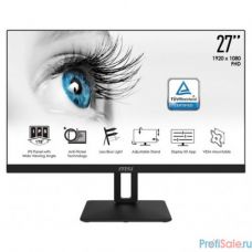 MSI PRO 27" MP271P черный {IPS 1920x1080 75Hz 5ms 178/178 250cd 1000:1 8bit(6bit+FRC) D-Sub HDMI1.4 FlickerFree AudioOut 2x2W Pivot VESA} [9S6-3PA2AT-042]