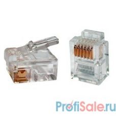 Hyperline PLUG-6P6C-P-C2 Телефонный разъем RJ-12(6P6C) (3 µ"/ 3 микродюйма)