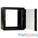 ЦМО Шкаф телекоммуникационный настенный разборный 6U (600х350) дверь стекло,цвет черный (ШРН-Э-6.350-9005) (1 коробка)