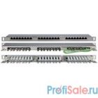 Hyperline PPHD-19-24-8P8C-C5E-SH-110D Патч-панель высокой плотности 19", 0.5U, 24 порта RJ-45, категория 5E, Dual IDC, экранированная