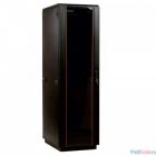 ЦМО Шкаф телекоммуникационный напольный 42U (600x1000) дверь стекло, цвет черный(ШТК-М-42.6.10-1ААА-9005) (3  коробки)