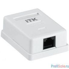 Itk CS2-1C5EU-12-G Розетка инф. настенная RJ45 кат. 5Е UTP 1 порт GENERICA