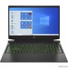 Ноутбук HP Pavilion Gaming 16-a0039ur Core i7 10750H/16Gb/1Tb/SSD256Gb/NVIDIA GeForce RTX 2060 MAX Q 6Gb/16.1"/IPS/FHD (1920x1080)/Windows 10/black/green/WiFi/BT/Cam