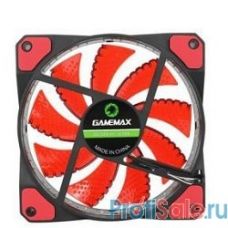 GameMax Вентилятор для компьютера 120х120х25 GameMAX, GMX-GF12R, 12В,(подшипник скольжения),в пластиковой уп