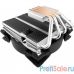 PCCooler Кулер GI-46U CORONA B LGA/115X/775/AM4/3/3+/AM2/2+/FM1/2/2+ (30 шт/кор, TDP 125W, 120mm PWM SilentPro Blue LED FAN, 4 тепловые трубки 6мм, 1000-1800RPM, 26,5dBa)
