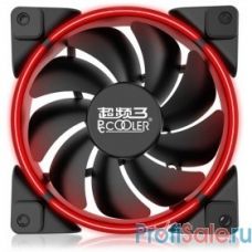 PCCooler Вентилятор CORONA RED 120x120x25 мм (PWM, 40шт./кор, пит. от мат.платы и БП, 800-1800 об/мин) Retail