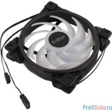 PCCooler HALO RGB (3 in 1) Вентилятор PCCooler HALO RGB KIT (3 IN 1) 120x120x25 мм (PWM, RGB контроллер, 20шт./кор, пит. от мат.платы и БП, 1000-2000 об/мин) Retail