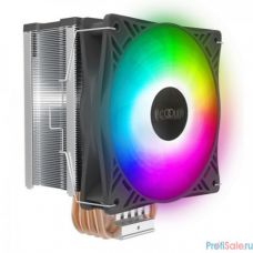 PCCooler GI-X4S Кулер S775/115X/20XX/AM2/AM3/AM4 (24 шт/кор, TDP 145W, 120mm PWM LED FAN, 4 тепловые трубки 6мм, 800-1600RPM, 18-30,8dBa)