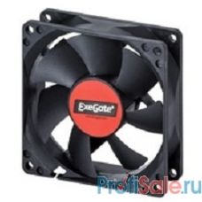 Exegate EX283379RUS Вентилятор ExeGate E08025H4P-PWM, 80x80x25 мм, гидродинамический, 4pin, PWM, 23dBA