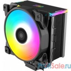 PCCooler Кулер GI-D56A HALO RGB LGA2066/2011/1366/115x/775/AM4/3/3+/2/2+/FM1/2/2+ (12 шт/кор, TDP 160W, 120mm PWM VortexPro RGB FAN, 5 тепловых трубок 6мм, 1000-2000RPM, 29.1dBa)