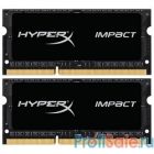 Kingston DDR3 SODIMM 8GB Kit 2x4Gb HX316LS9IBK2/8 PC3-12800, 1600MHz, 1.35V, HyperX Impact Black Series