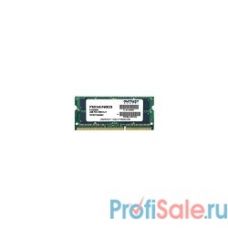 Patriot DDR3 SODIMM 4GB PSD34G16002S (PC3-12800, 1600MHz, 1.5V)