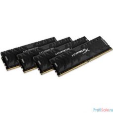 Kingston DDR4 DIMM 32GB Kit 4x8Gb HX424C12PB3K4/32 PC4-19200, 2400MHz, CL12, HyperX Predator