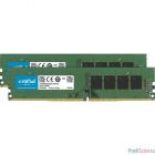 Crucial DDR4 DIMM 8Gb Kit 2x4Gb CT2K4G4DFS824A PC4-19200, 2400MHz