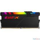 16GB GeIL DDR4 3200 DIMM EVO X II Black RGB Gaming Memory GEXSB416GB3200C16ASC Non-ECC, CL16, 1.35V, Heat Shield, XMP 2.0, ASUS AURA, Gigabyte Fusion, MSI Mystic Light, ASRock Polychrome, RTL