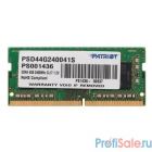 Модуль памяти для ноутбука 4GB PC19200 DDR4 SO PSD44G240041S PATRIOT