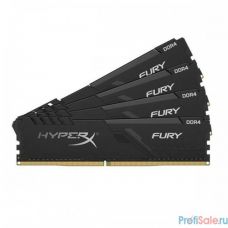 Kingston DRAM 64GB 2666MHz DDR4 CL16 DIMM (Kit of 4) HyperX FURY Black HX426C16FB3K4/64