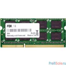 Foxline DDR3 SODIMM 2GB FL1600D3S11SL-2G (PC3-12800, 1600MHz, 1.35V)