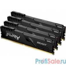 Kingston DRAM 32GB 2666MHz DDR4 CL16 DIMM (Kit 4x8Gb) FURY Beast Black KF426C16BBK4/32