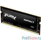 Kingston DRAM 16GB 2666MHz DDR4 CL15 SODIMM 1Gx8 FURY ImpactK F426S15IB1/16